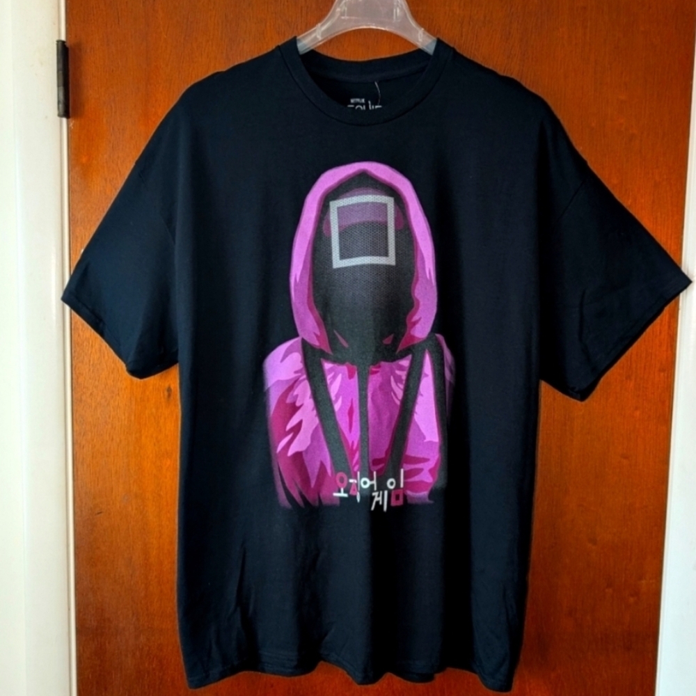 Squid Games Masked Guard Graphic T-shirt Mens Size XXL New With Tags!